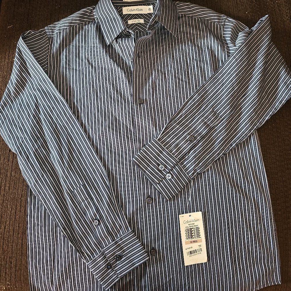 New with Tag Calvin Klein Boy Fitted Shirt